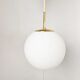 Vintage pendant light by Glashutte limburg, 1970s