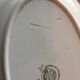 Oval dish in iron earth Saint Amand model Rosette 34 * 24