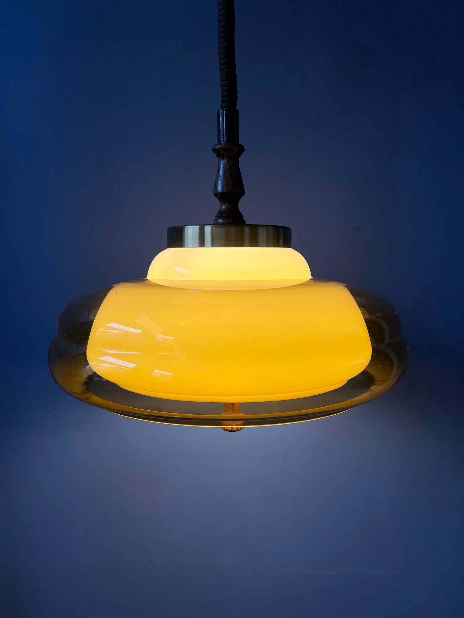 Mid-century Herda space age pendant light