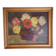 Still life with bouquet of flowers