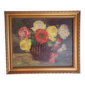 Still life with bouquet of flowers