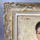 Oil on canvas portrait signed Marina Molonel Kipa