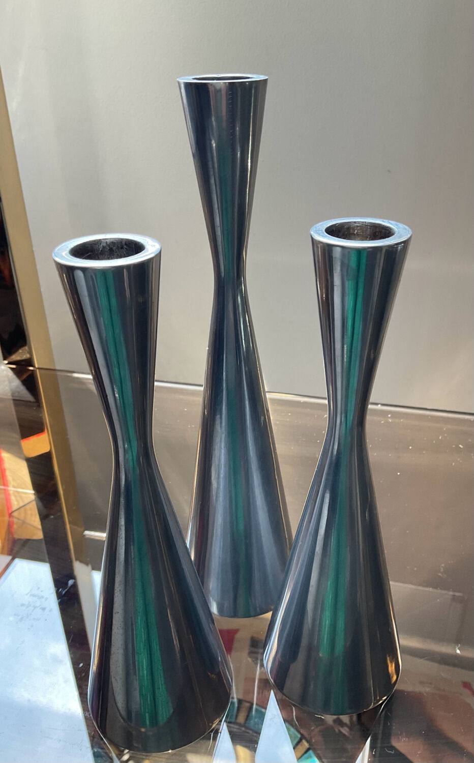 Trio of Diabolo candle holders by Érika Pekkari for Ikea