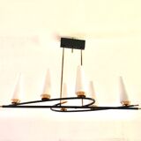 Lustre 6 feux Arlus 1950