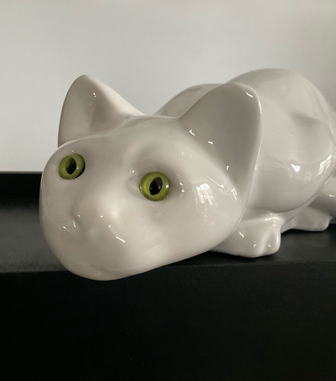 Vintage ceramic cat 70s
