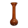 Glass vase brown caramel color
