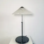 Lampe de table en verre dépoli par Af Cinquanta, Italie, années 1980.