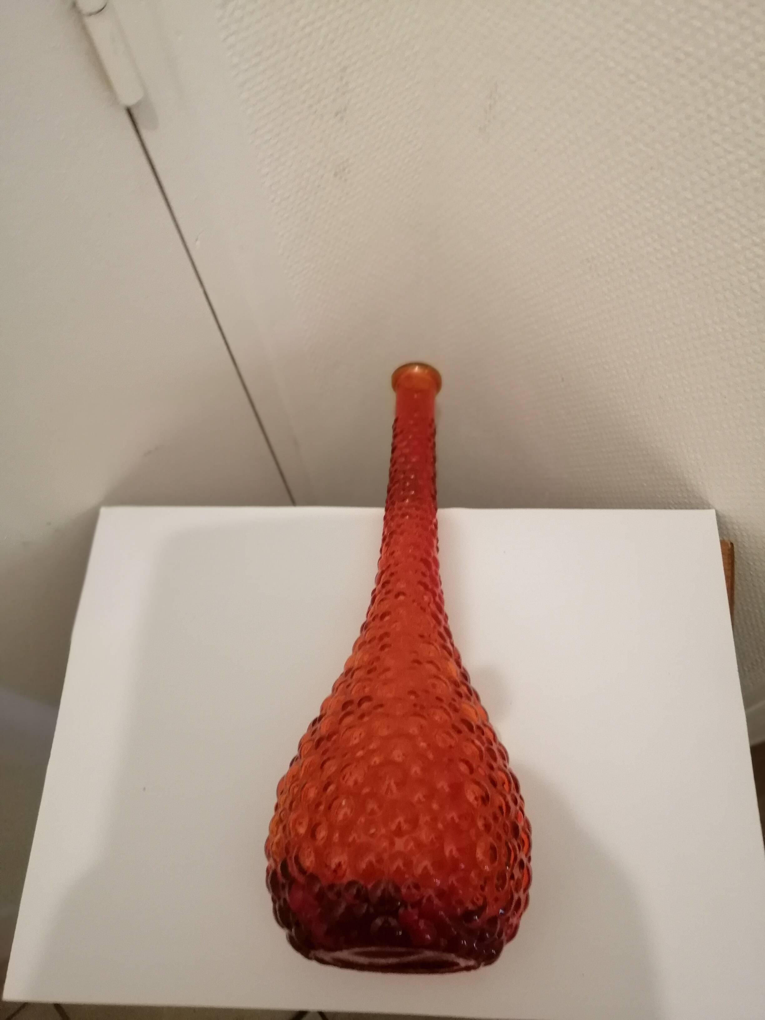 Red italian decanter