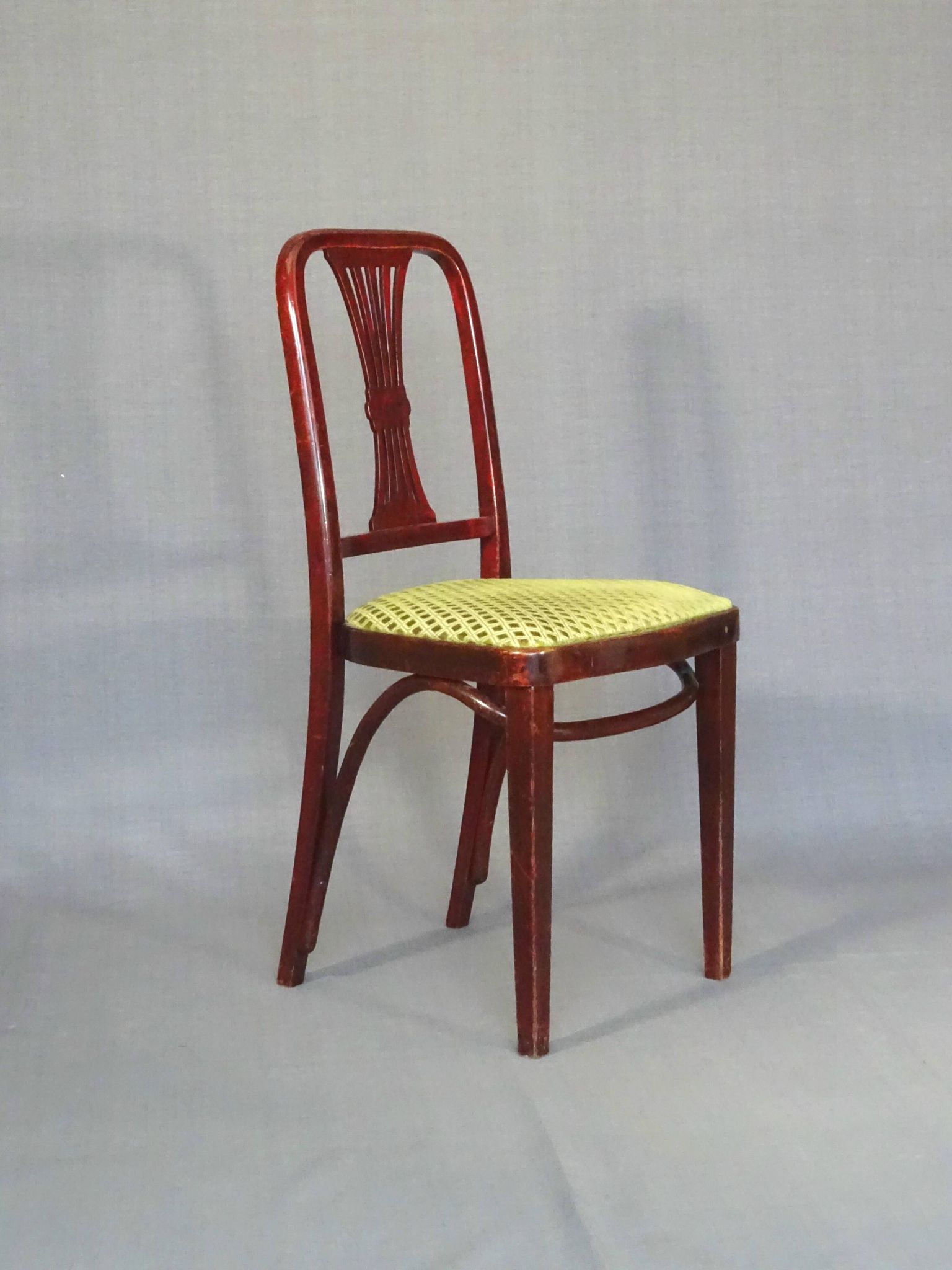Set of 4 Art Deco chairs by Thonet, No. A78, circa 1930