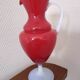 Opaline glass vase