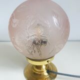 Deveau vintage globe table lamp