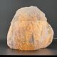 Large brutalist table lamp - alabaster - 1970s - vintage - made in Italy