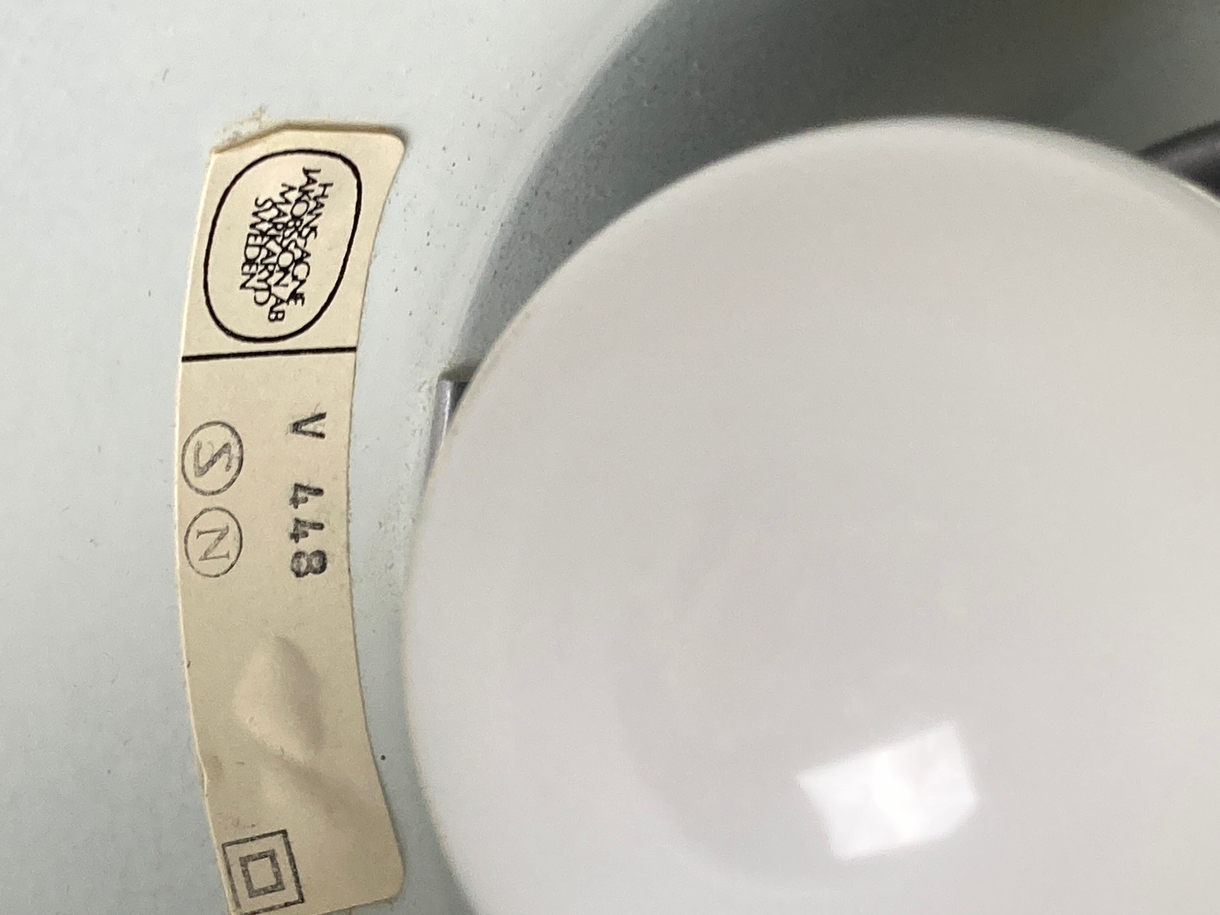 Teak brass wall sconce by hans agne jakobsson, sweden 1960s model v488