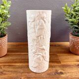 KPM Berlin vase – white relief porcelain – bird decoration