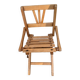 Folding wooden chair for doll