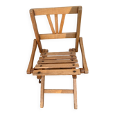 Folding wooden chair for doll