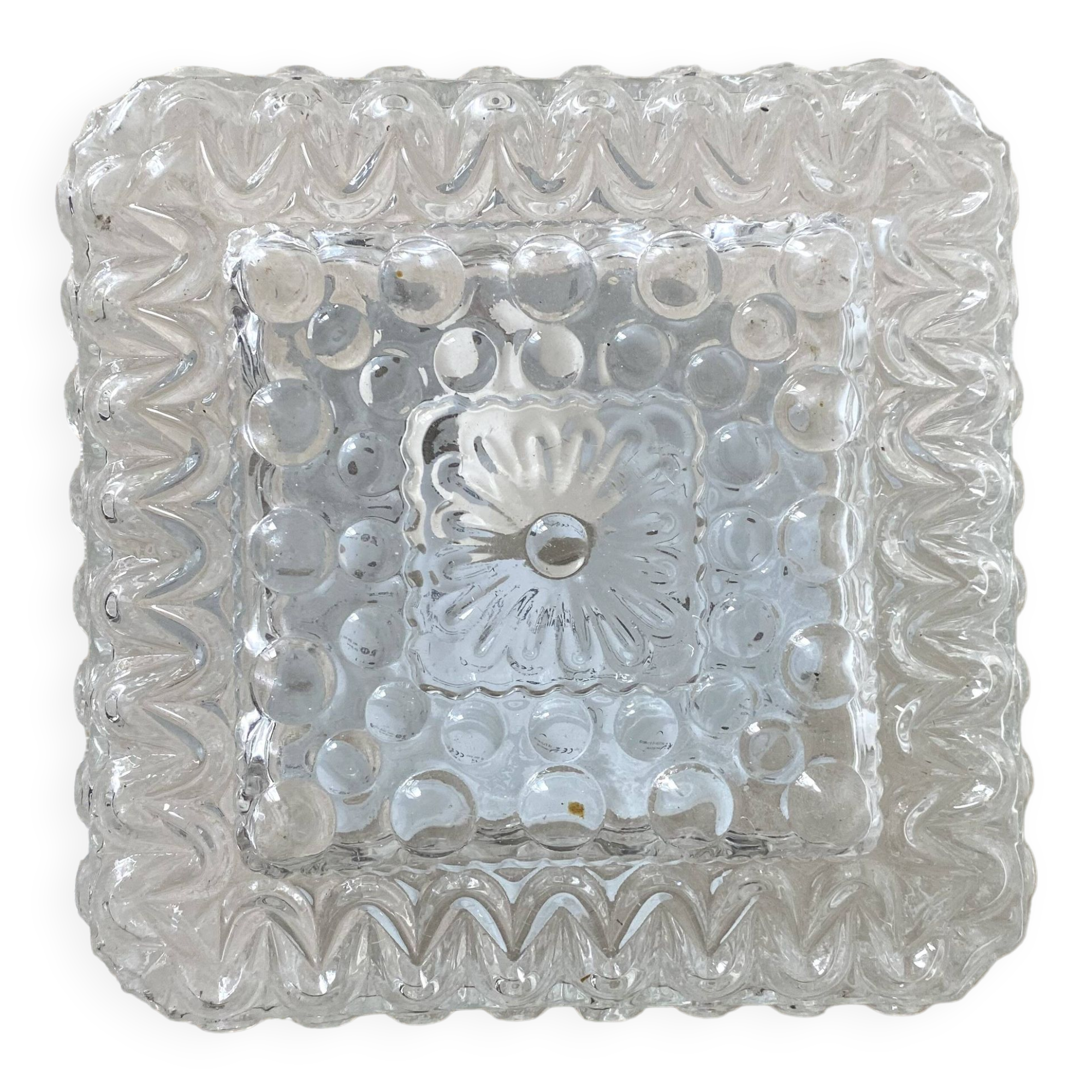 Square vintage ceiling light