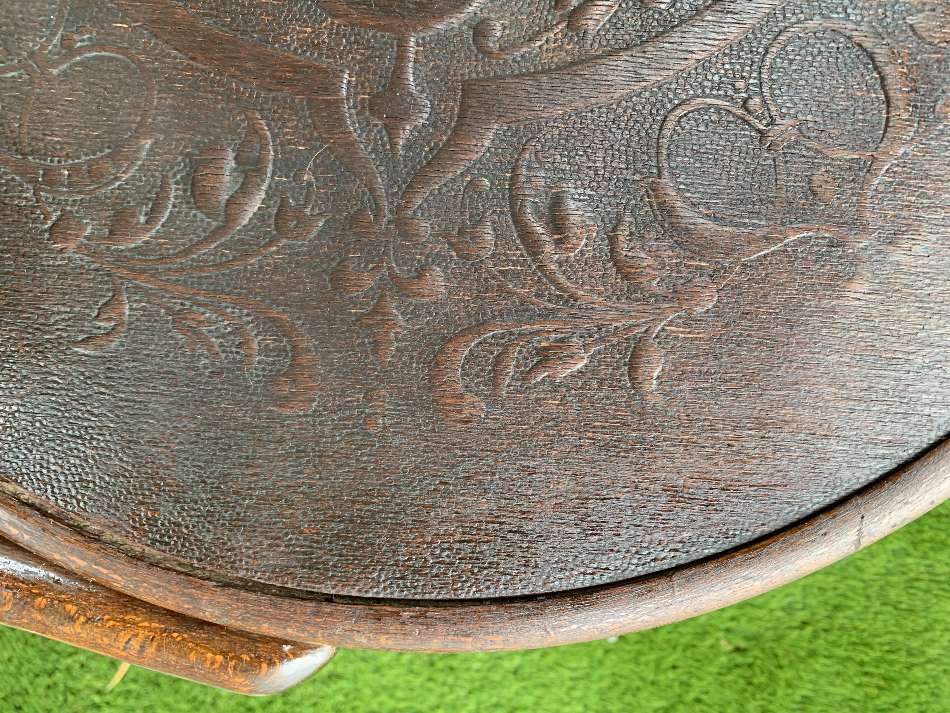 Art Nouveau office armchair, Austrian, in curved wood, signed Fischel