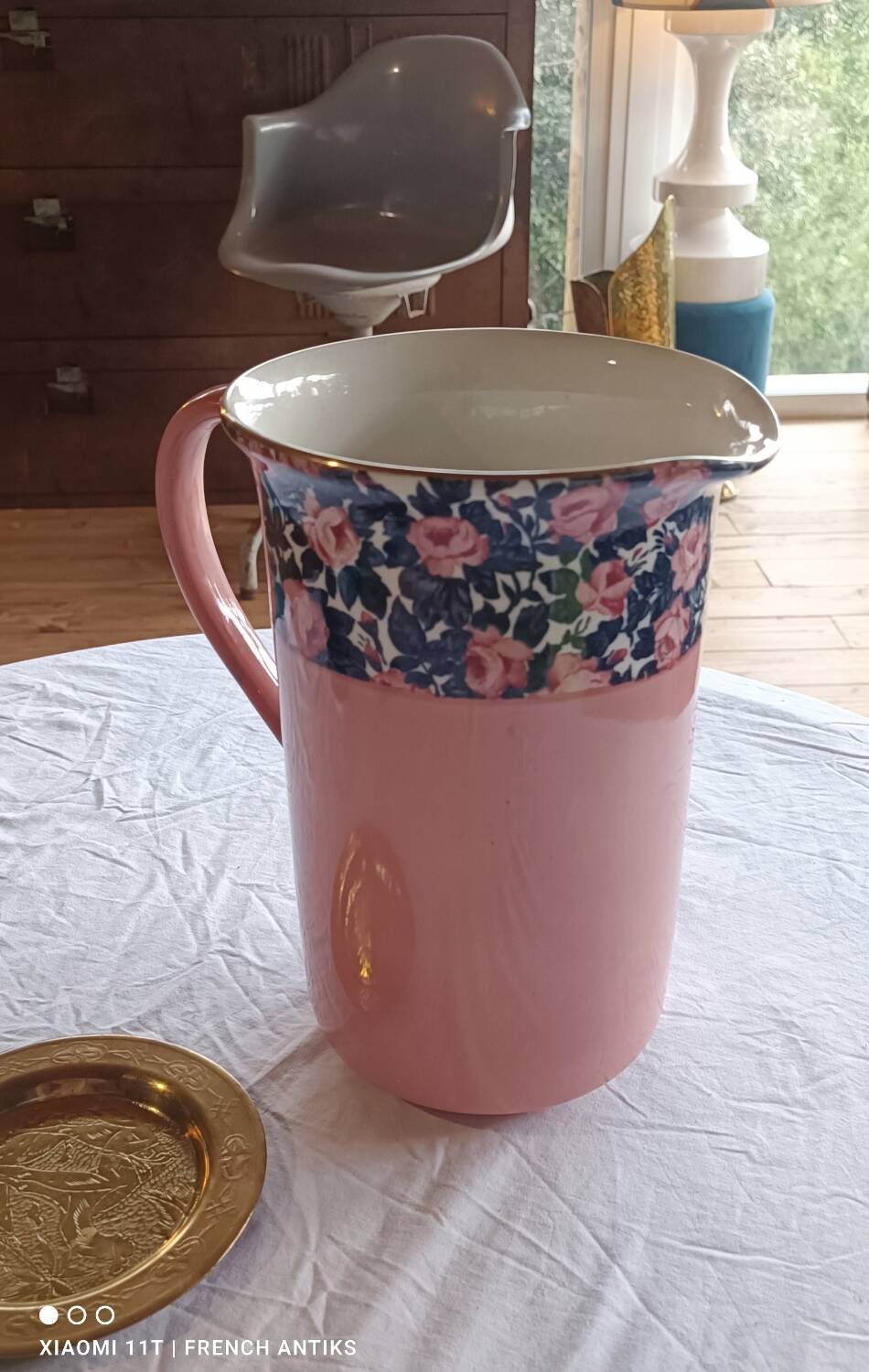 Antique ceramic water jug by W Bennett Hanley (1882-1922),