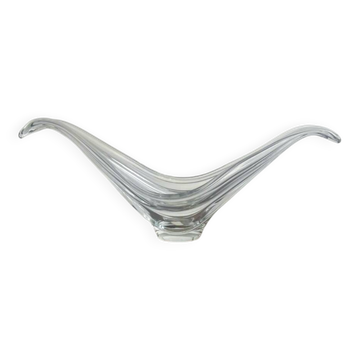 Large glass bowl Pompeii – Illuminated sculpture with free lines