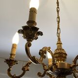 Bronze chandelier 5 branches