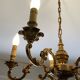 Lustre bronze 5 branches