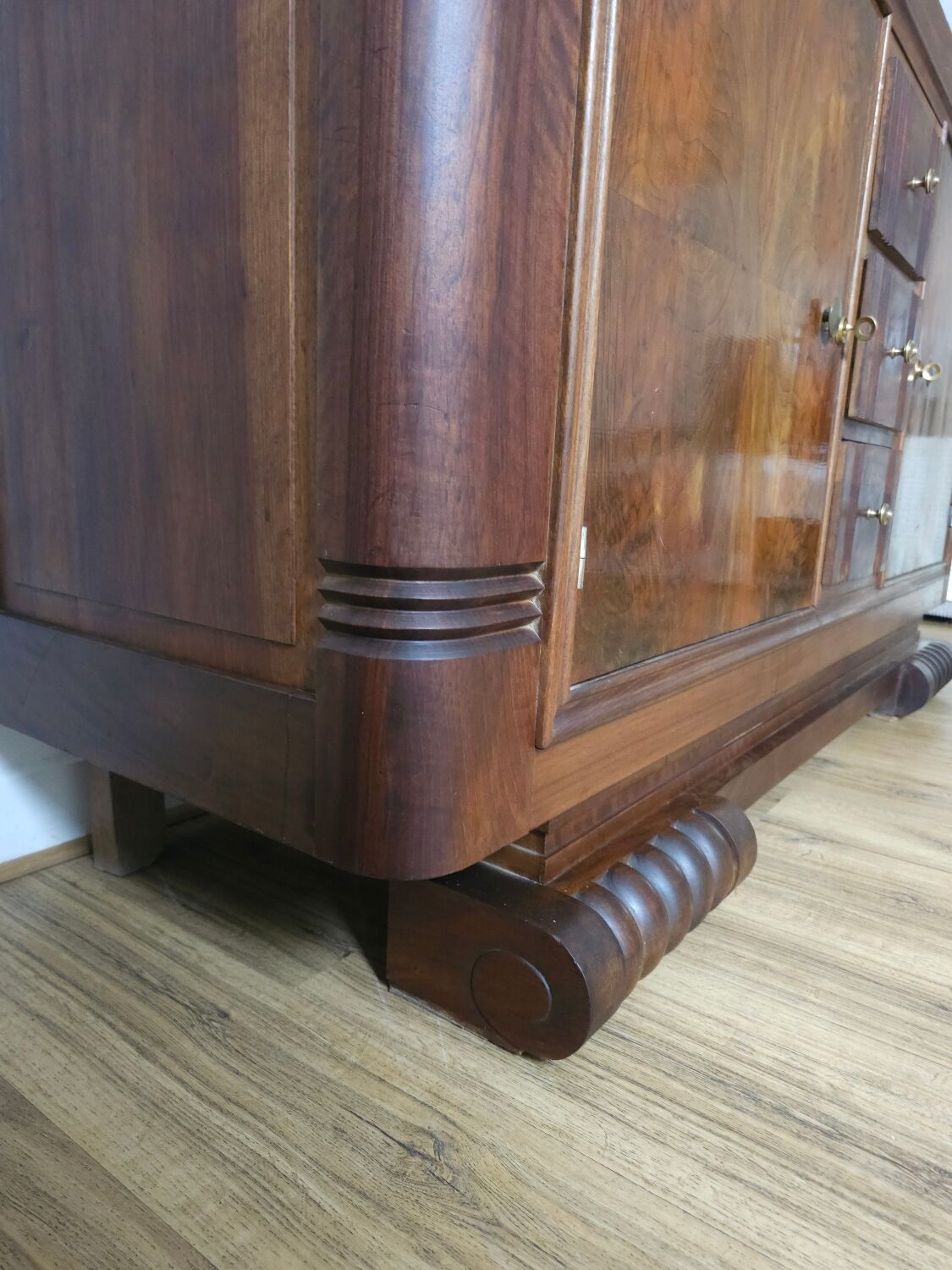 Art Deco Enfilade in Walnut, Circa 1930