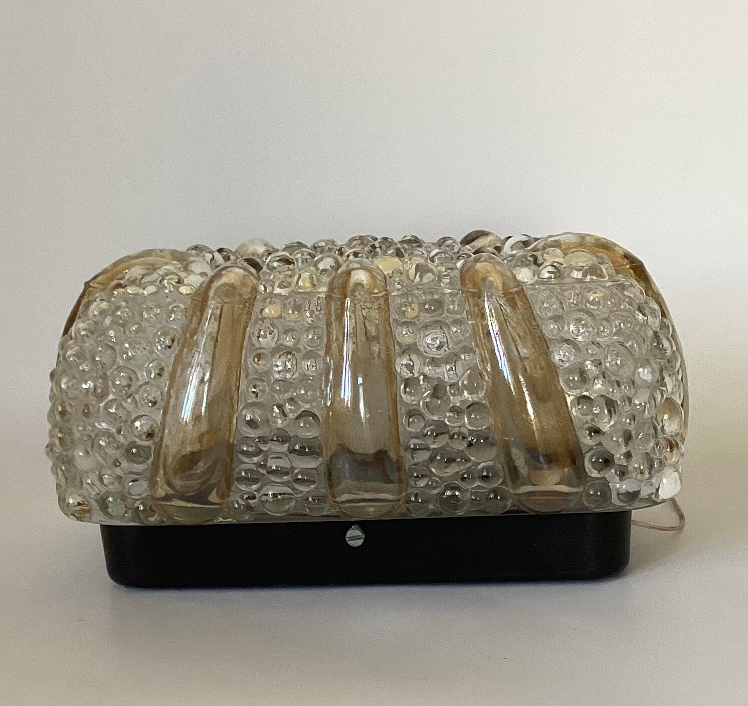 Bubble glass wall lamp, 60s