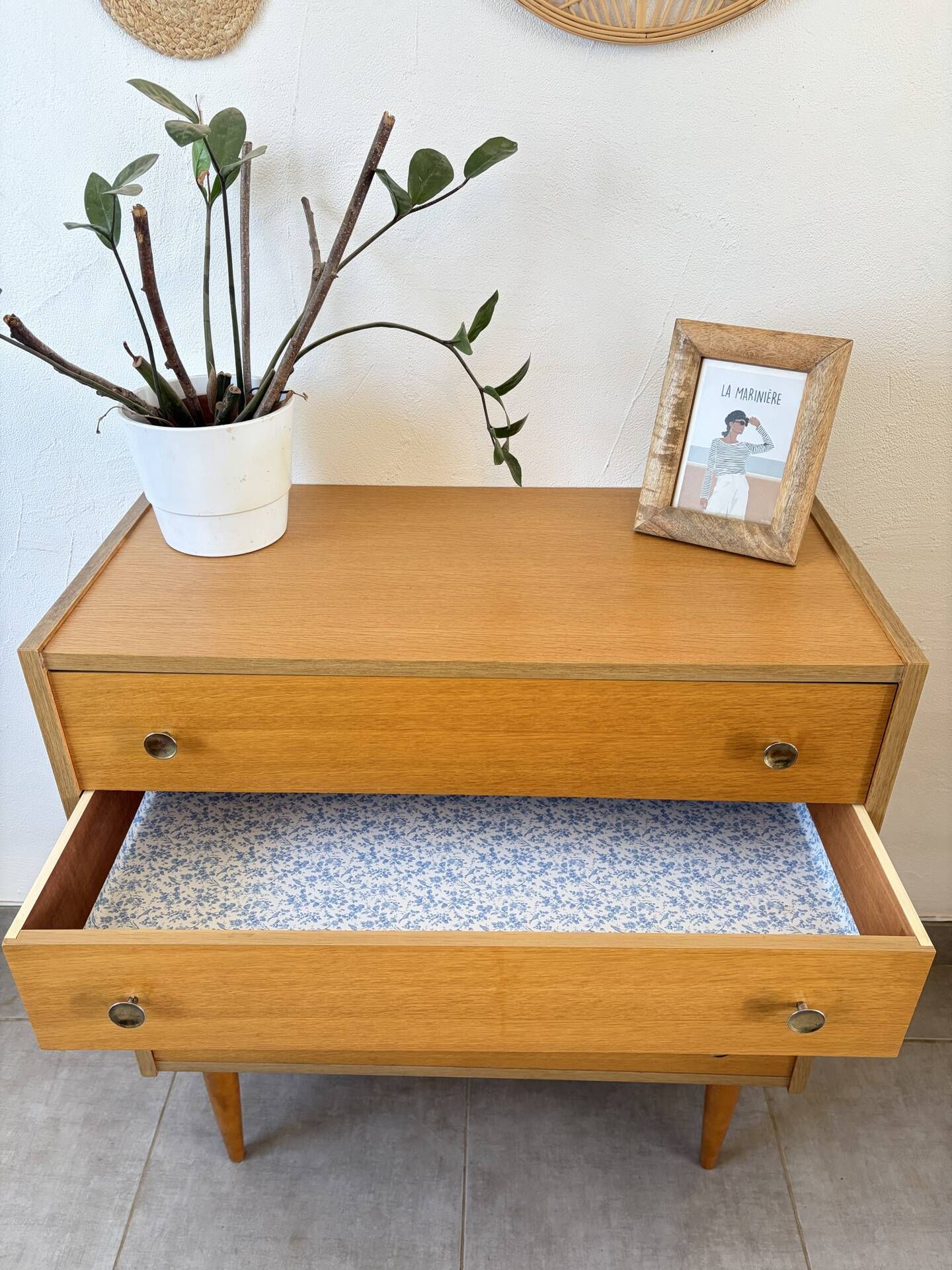 Vintage Scandinavian commode from the 1960s.