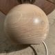 Wooden ball lamp