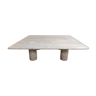 Angelo Mangiarotti travertine coffee table for Up&Up, Italy