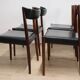 Set of 4 Scandinavian chairs in rosewood – Denmark – 1960s