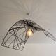 Suspension / ceiling light in carbon fibre – unique piece
