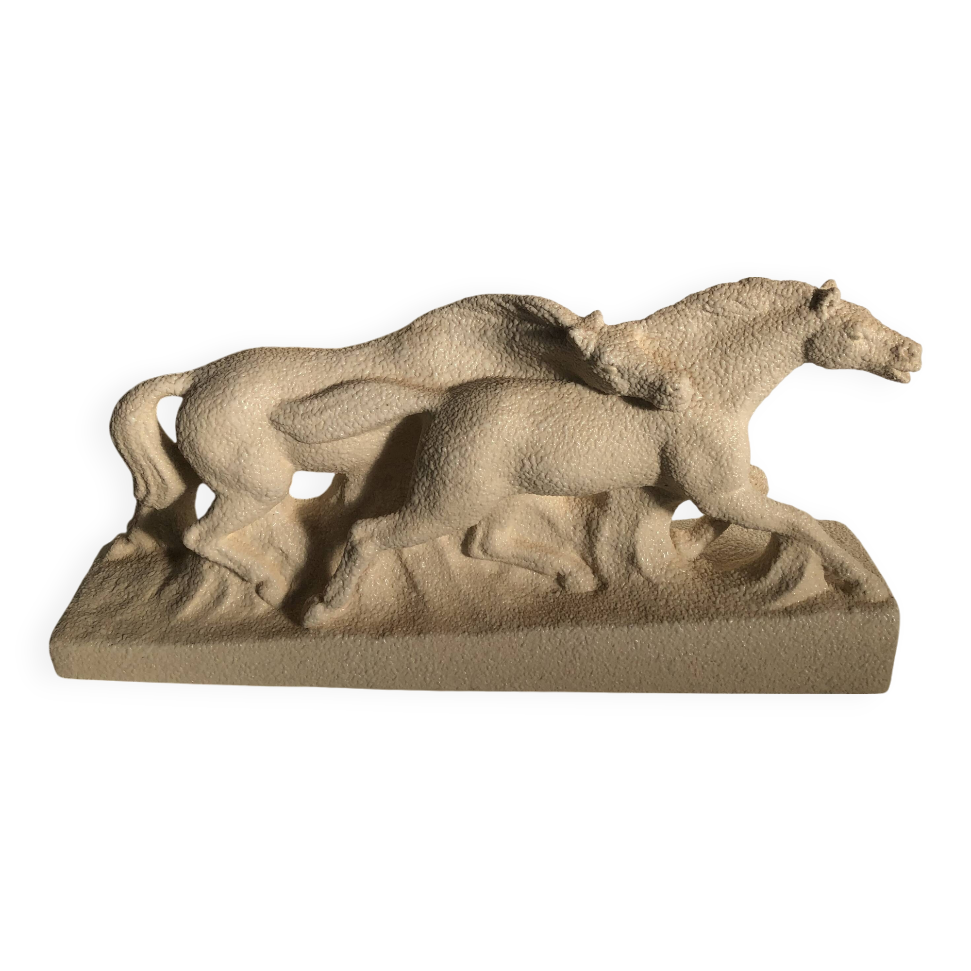 Vintage ceramic horses