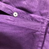 Antique Linen and Cotton Pillowcase Iris
