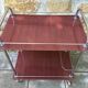 Steel and formica dessert table