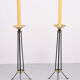 Torchères hollandaises art déco laiton grande église  années 1930
