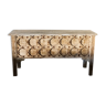 Carved wooden console