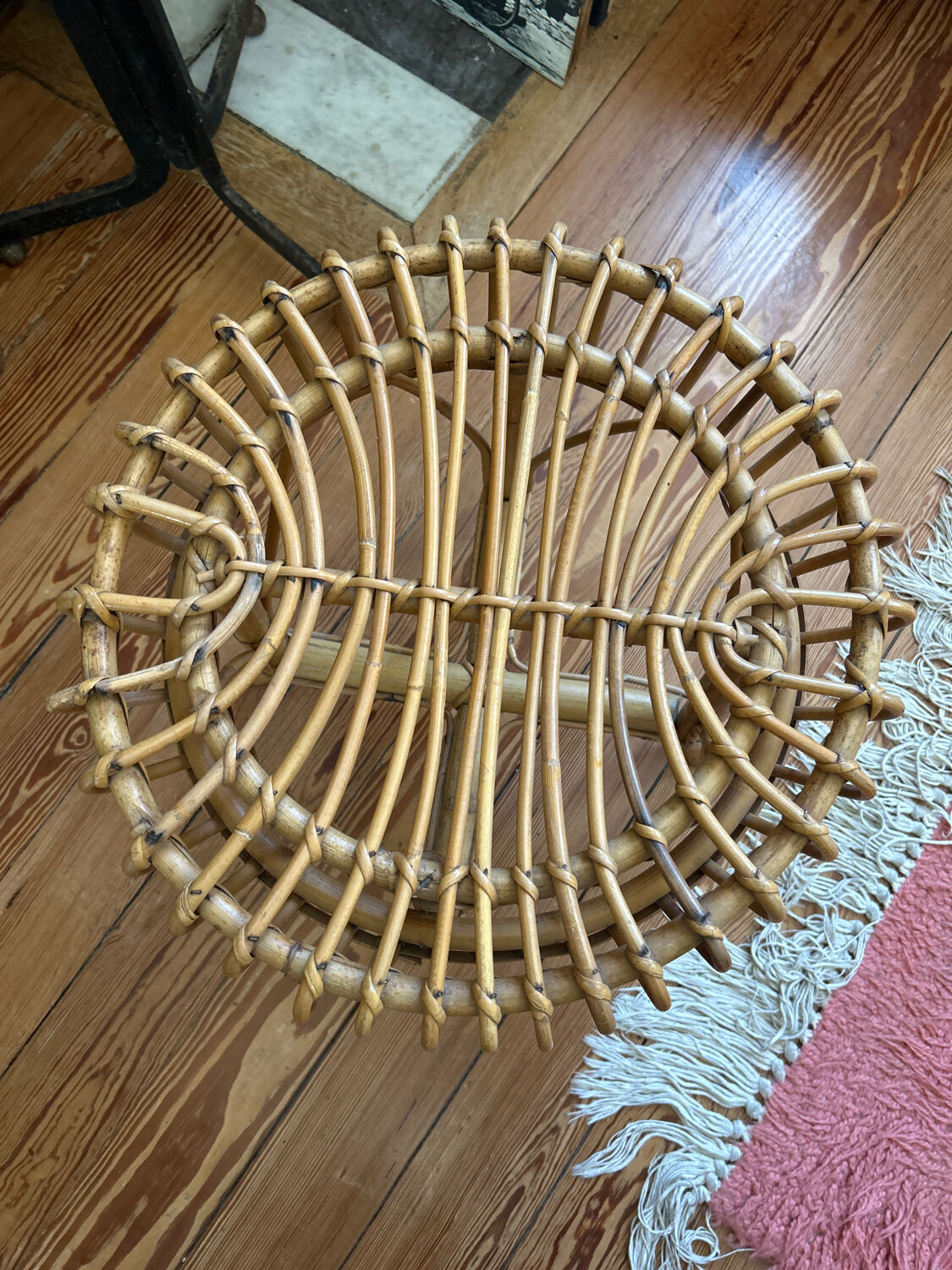Rattan stool
