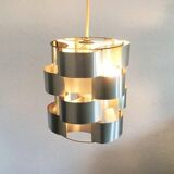 French aluminium sculptural pendant from the mid-century by Max Sauze, 1960s.