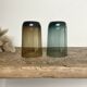 6 vintage coloured glasses