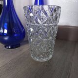 Vase en verre transparent