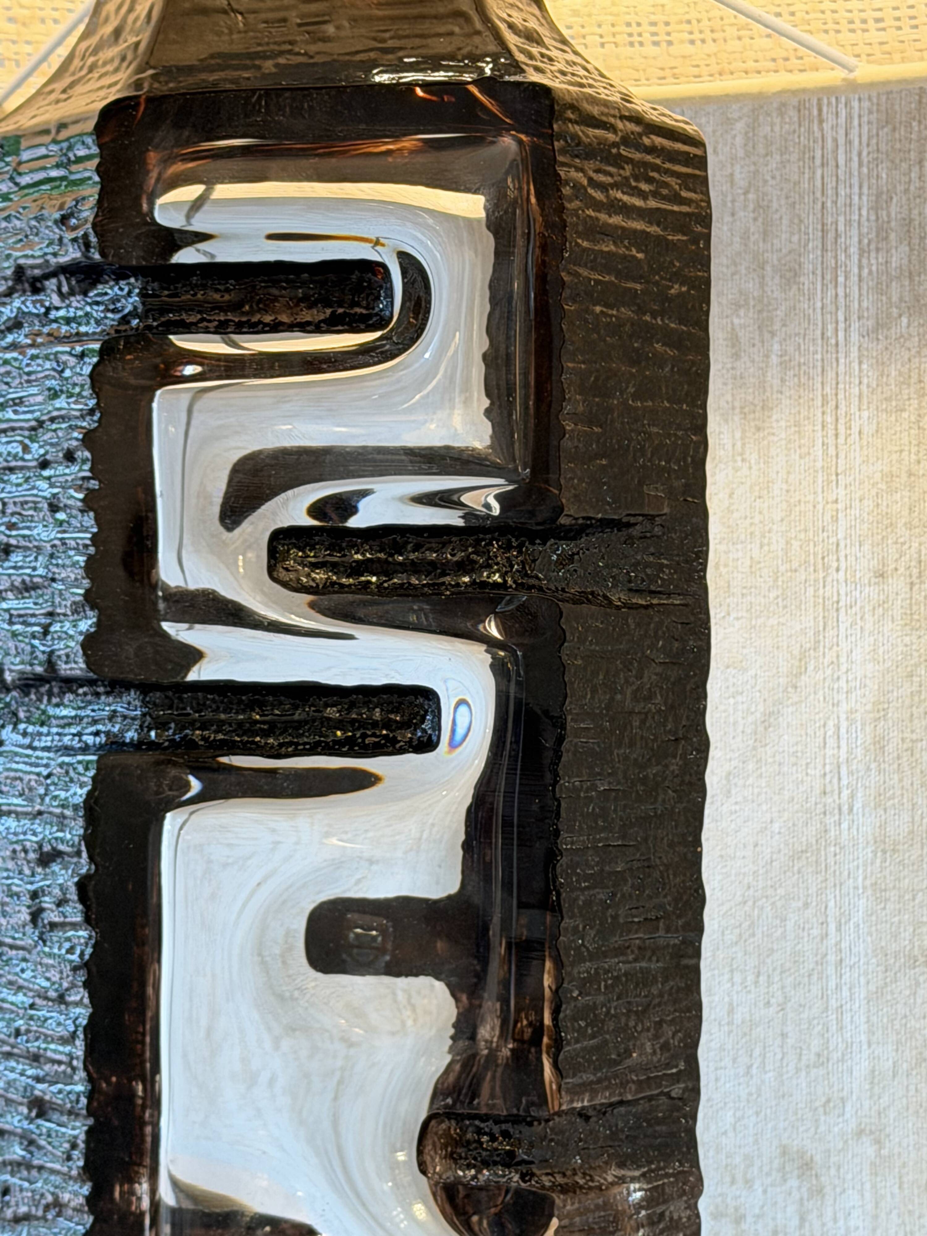 Daum, lamp "Argos" by César Baldaccini, 1970s
