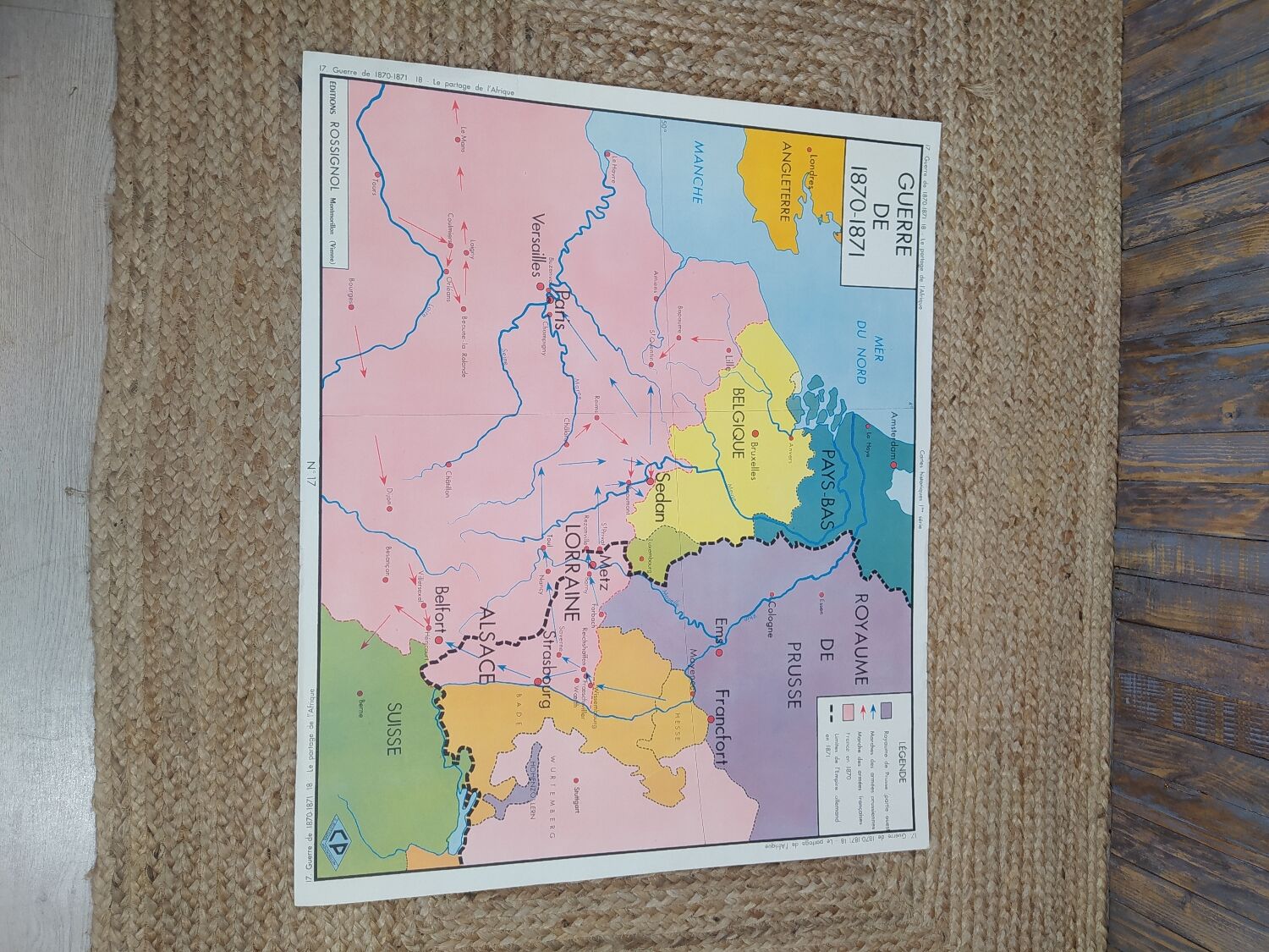 school map editions Rossignol