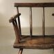 Fauteuil en bois massif, art populaire, Royaume-Uni , XIXᵉ siècle