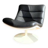 Artifort F978 Armchair – Geoffrey Harcourt – black leather