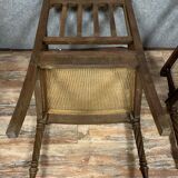 pair of Gothic walnut armchairs circa 1850