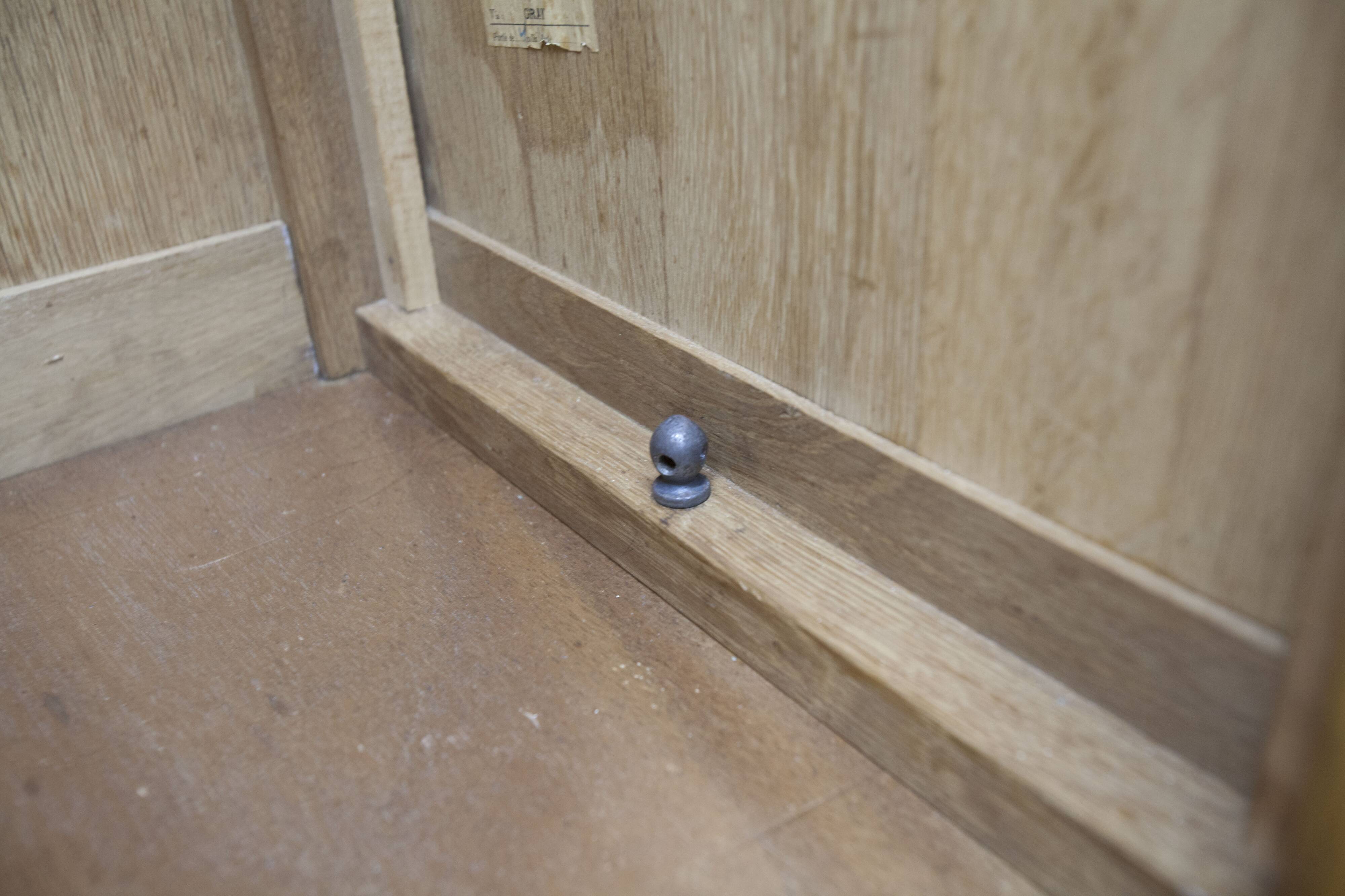 Art Deco carved oak wardrobe - Flemish workshop circa 1930