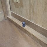 Art Deco carved oak wardrobe - Flemish workshop circa 1930