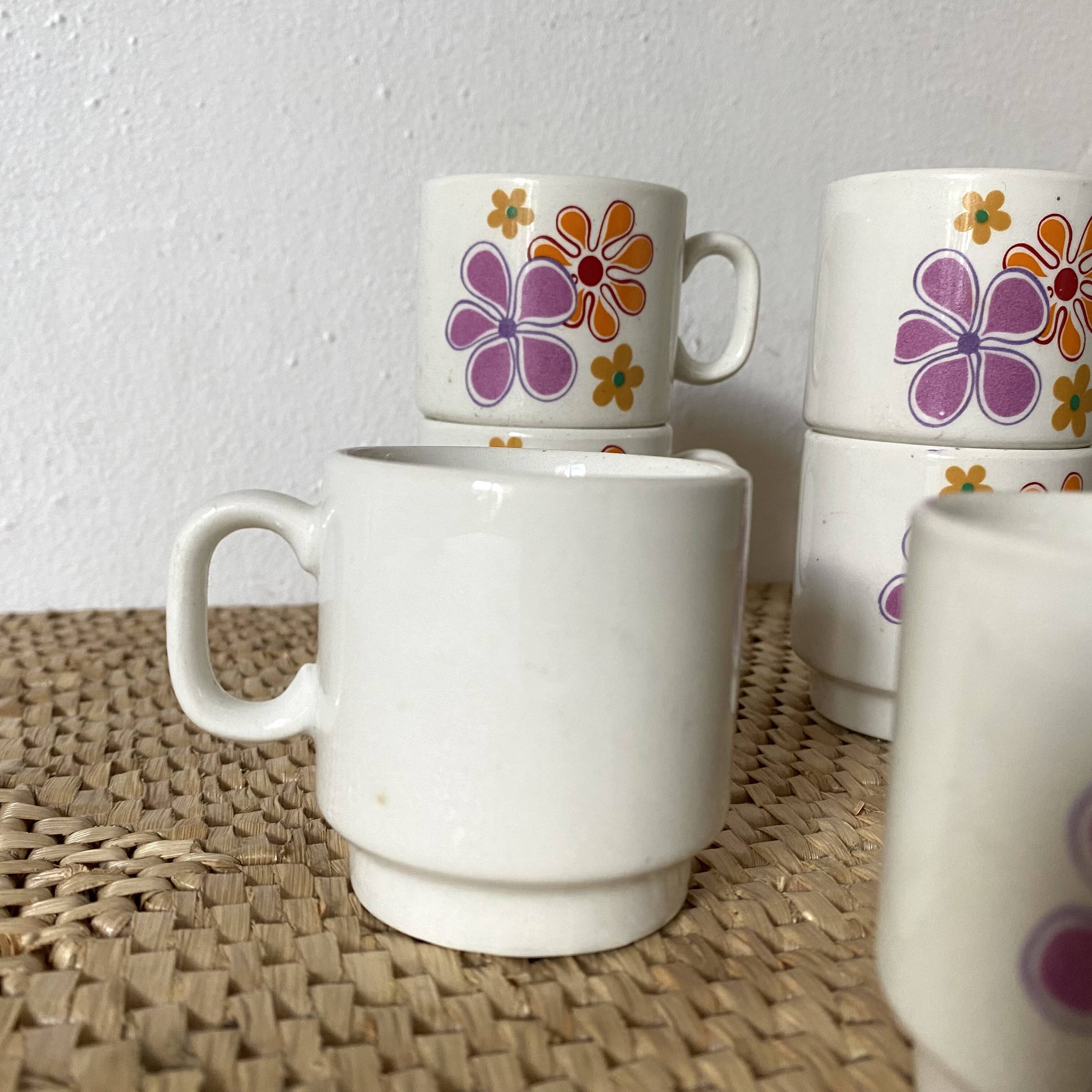 Vintage Italy Pagnossin espresso coffee cups